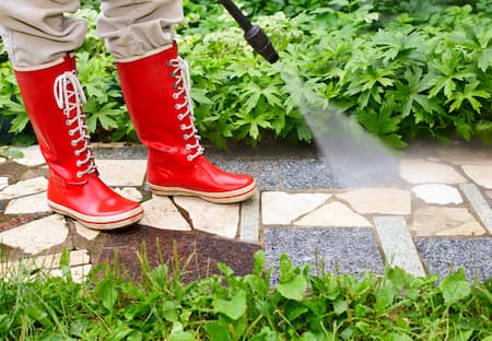 How Professionals Use Pressure Washing Around Your Landscaping
